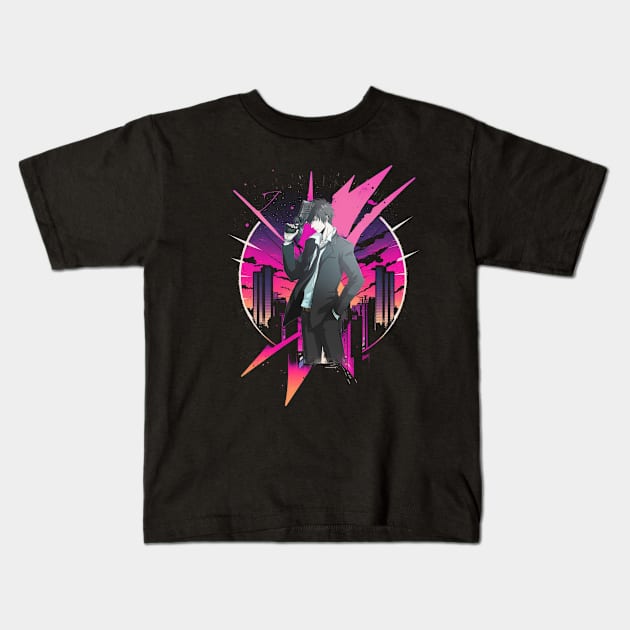 Classic Kogami Kids T-Shirt by Smoking Robot